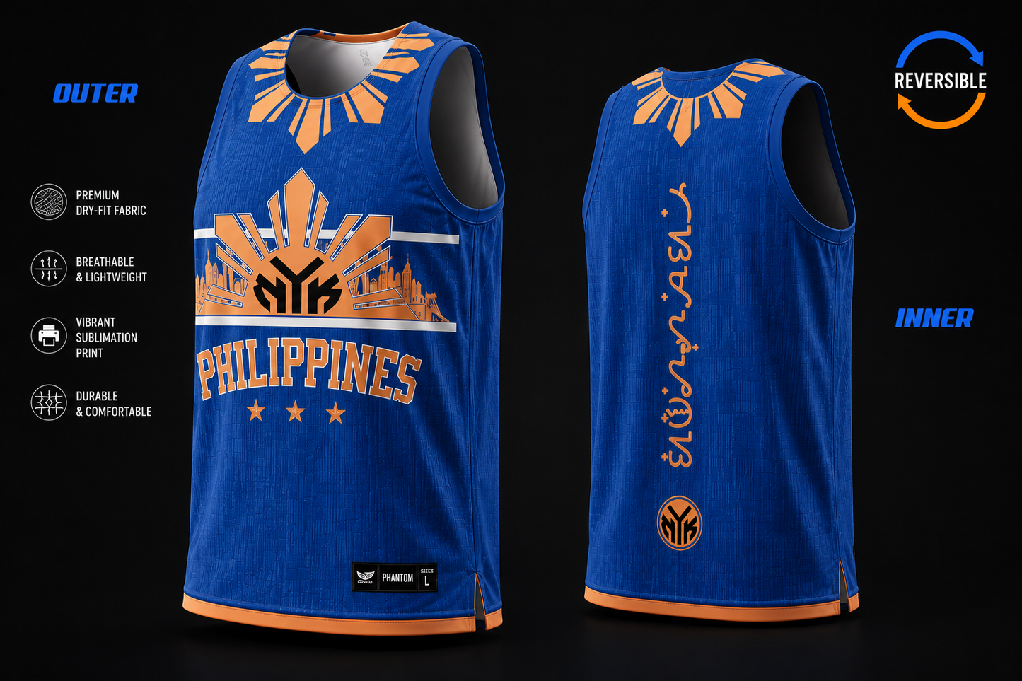 Philippine Paintball Reversible Tanktop